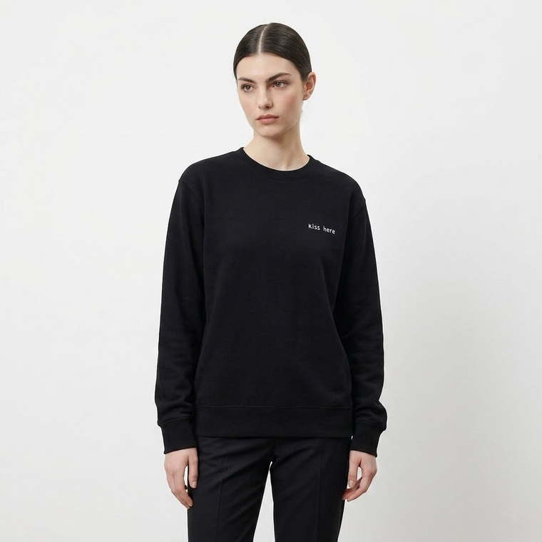 Cotton Crew Neck Sweatshirt