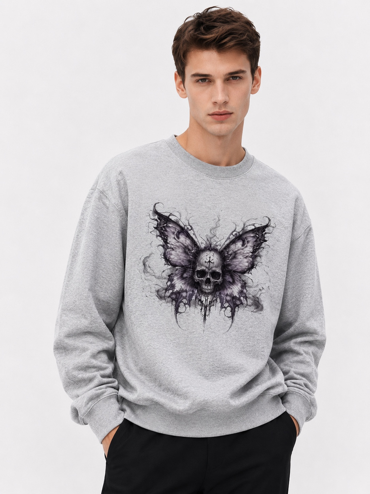 Cotton Crew Neck Sweatshirt
