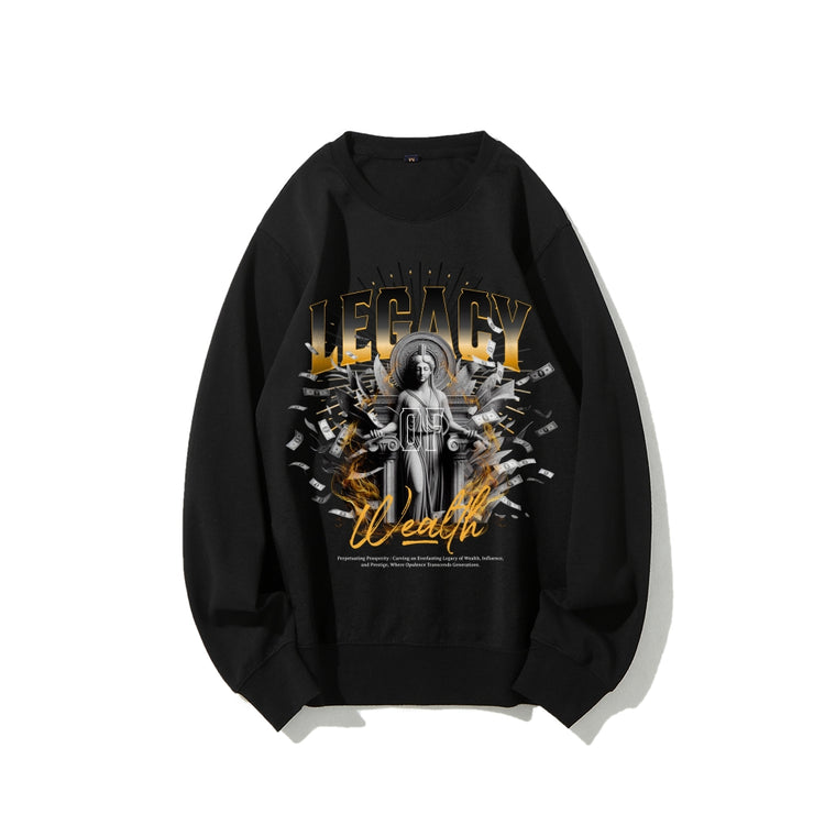 Legacy Statue Graphic Crewneck Sweatshirt