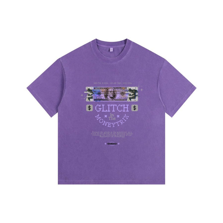 Glitch In The Moneytrix Washed Tee