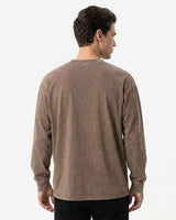 Vintage Crew Neck Long Sleeve Tee
