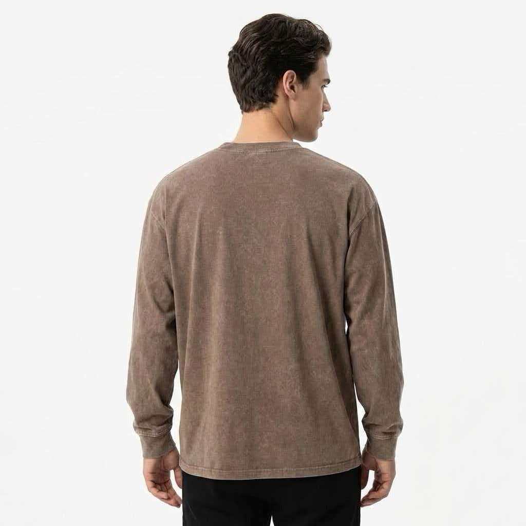 240g Vintage Crew Neck Long Sleeve