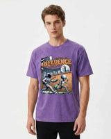 Fun Graphic purple washed tee original product reference