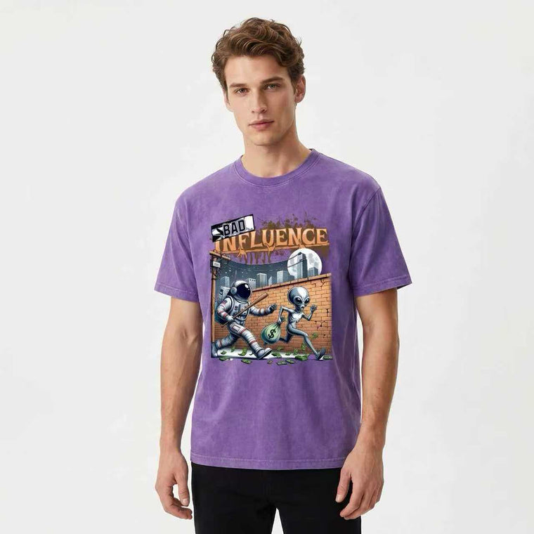 Fun Graphic 270gsm Washed Tee