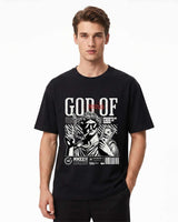 God Of Hustler black graphic tee original product reference