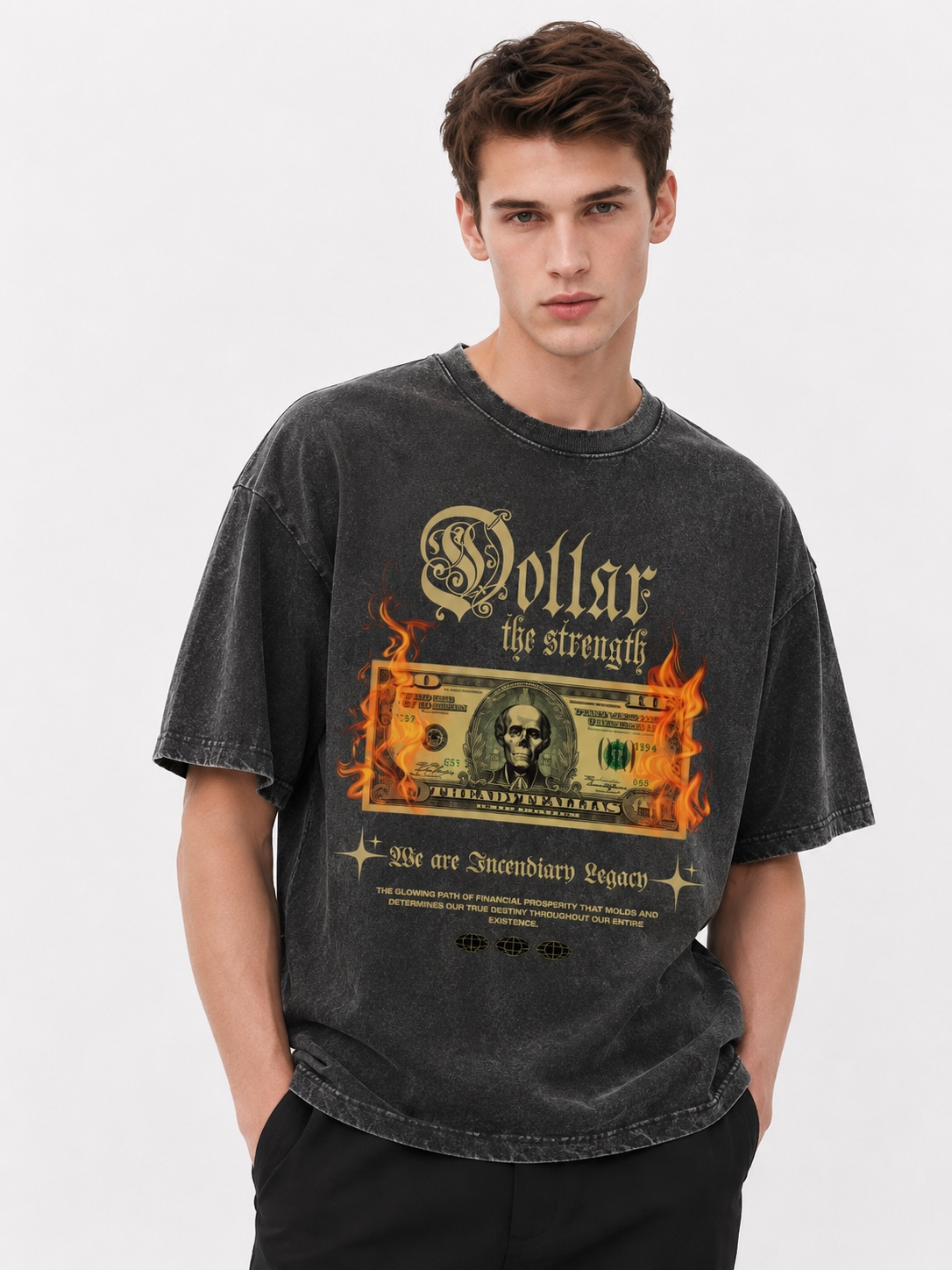 260G/16 Washed T-shirt