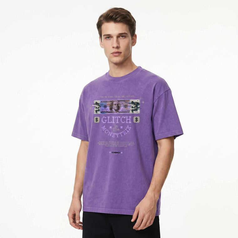 Glitch In The Moneytrix Washed Tee