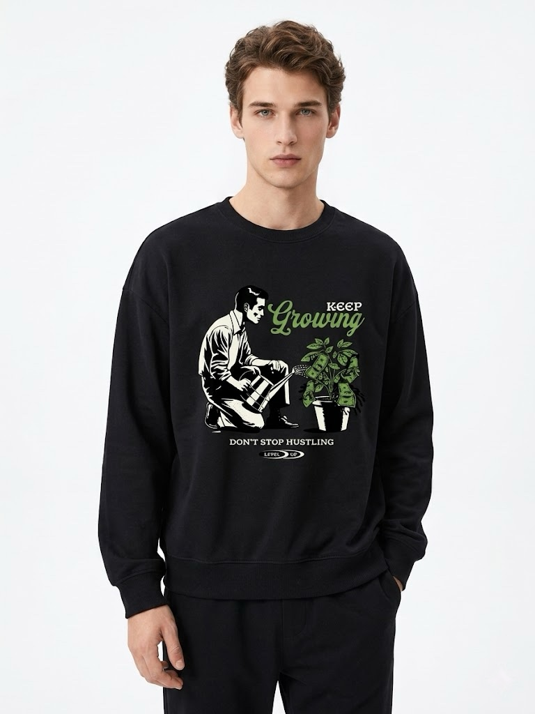 Keep Growing Heavyweight Crewneck Sweatshirt