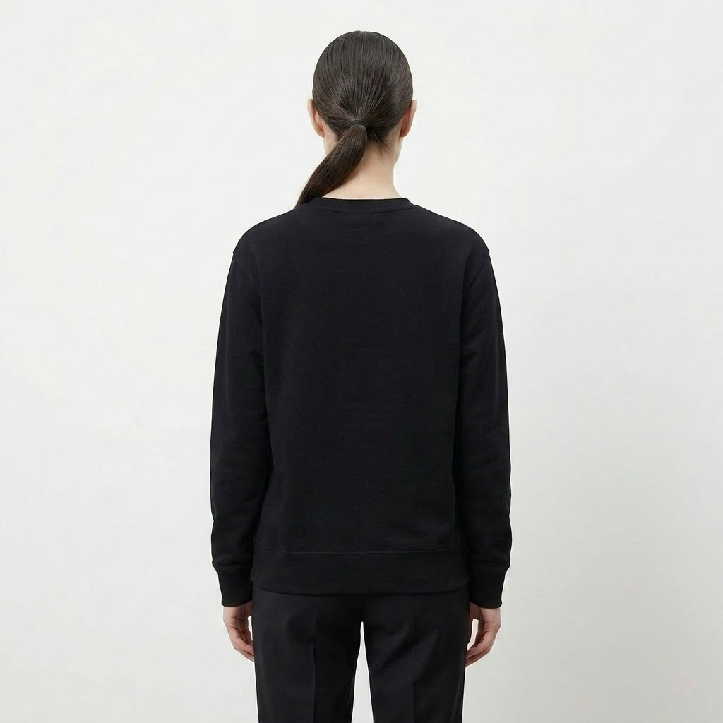 Cotton Crew Neck Sweatshirt