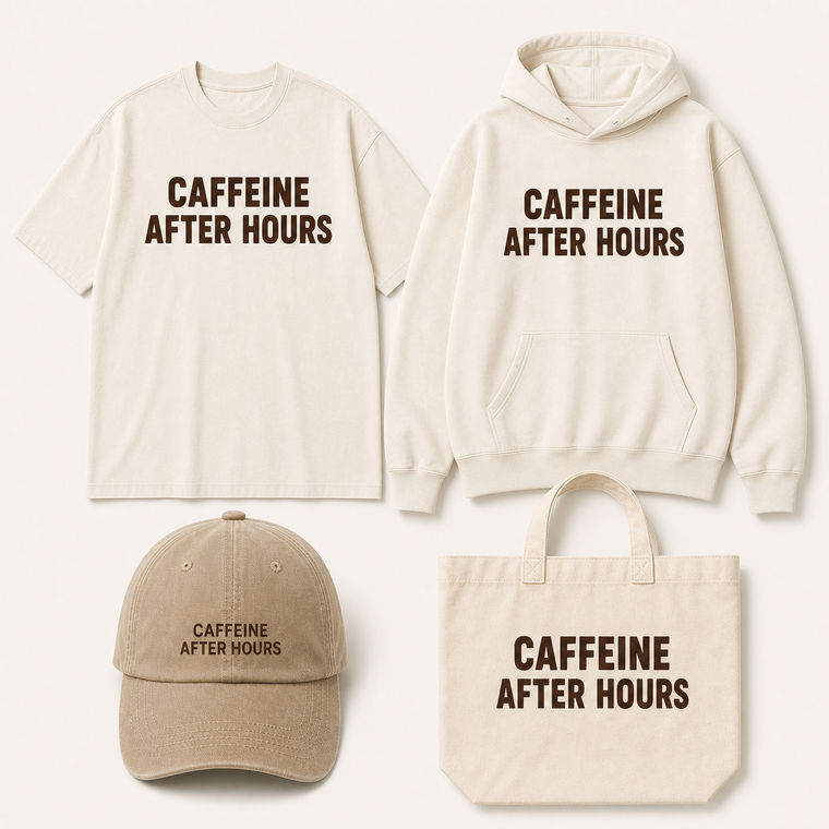 Caffeine After Hours Graphic Set