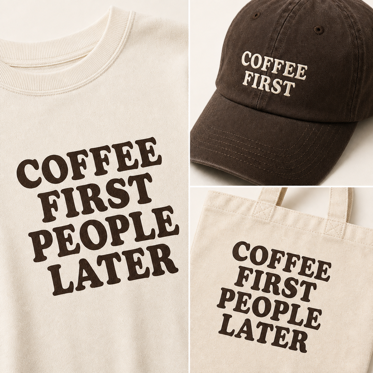 Coffee First People Later detail image