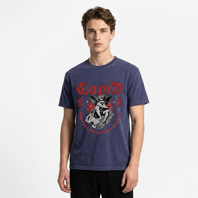 Cupid Cash Washed Graphic Tee