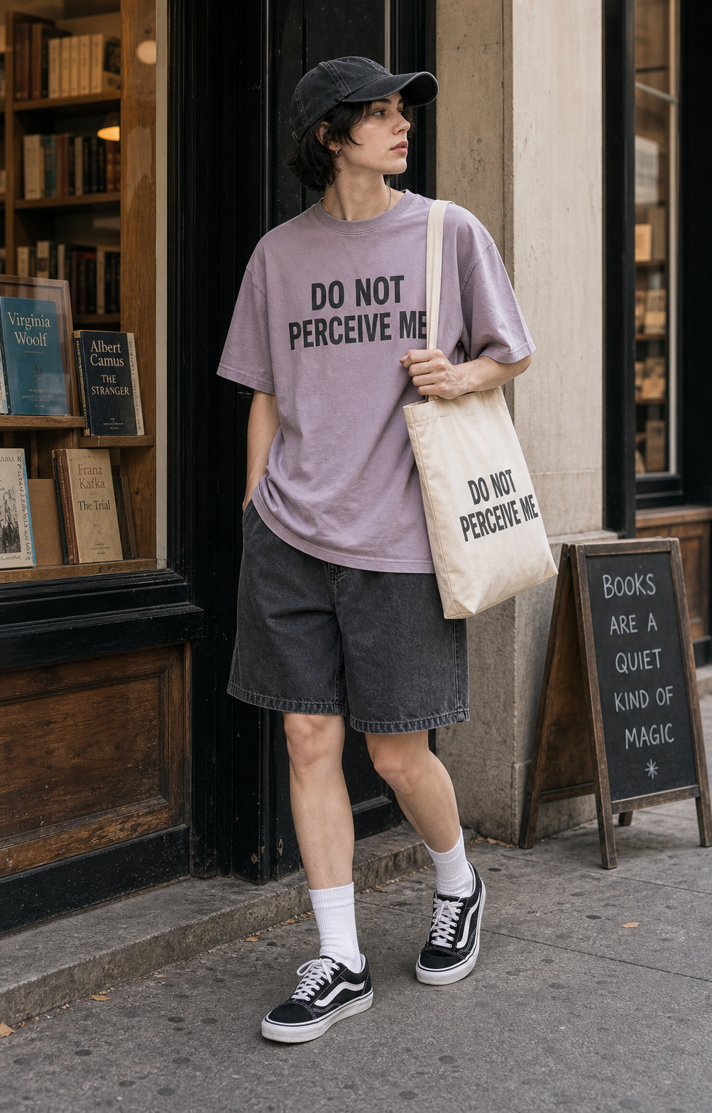 Do Not Perceive Me full body styled model look