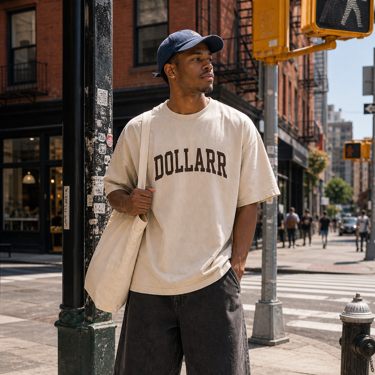 Dollarr 260gsm Vintage Washed Tee
