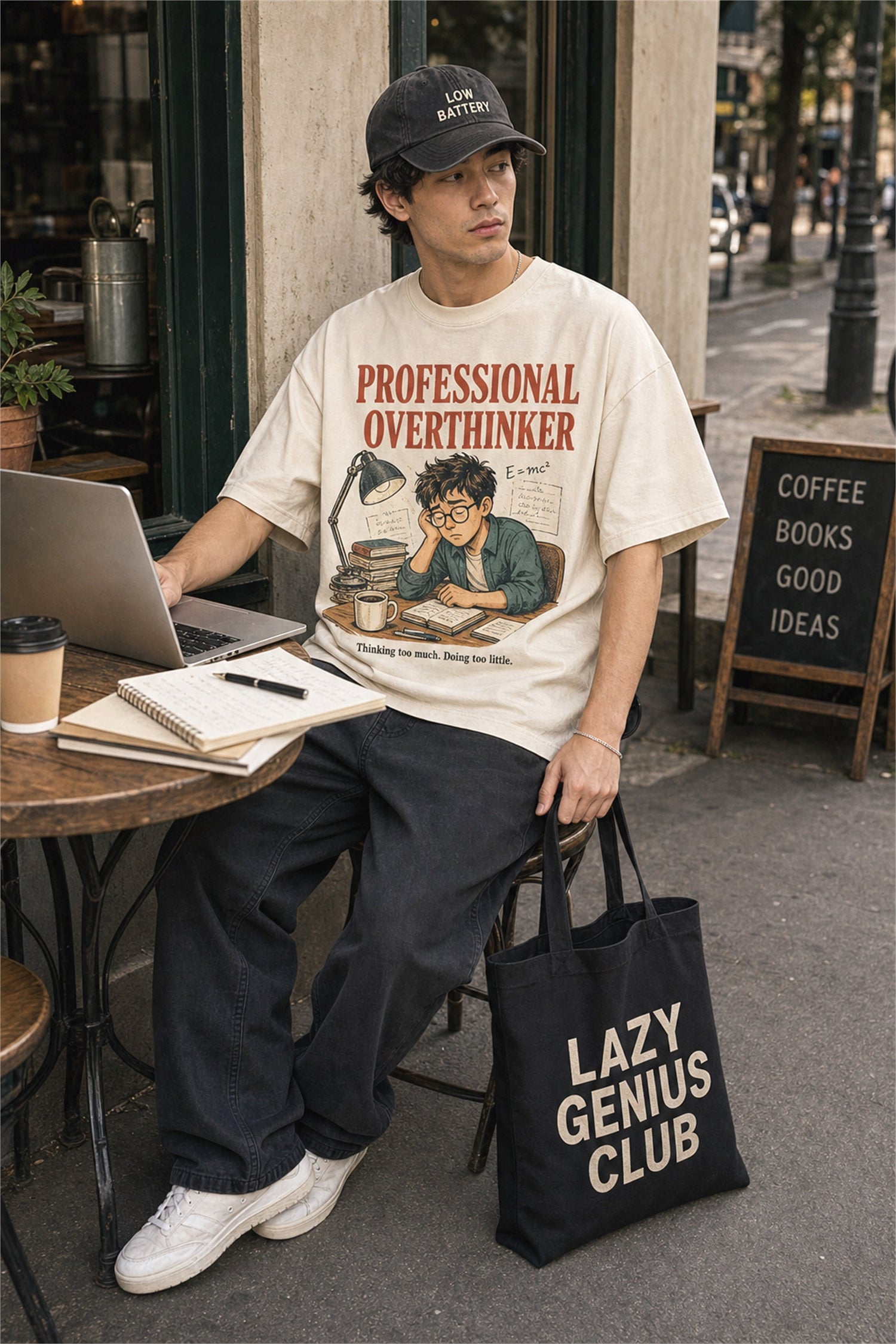 Lazy Genius Club bright model fit image