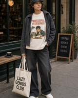 Lazy Genius Club styled outfit with natural canvas tote