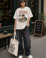 Lazy Genius Club styled outfit without jacket and natural canvas tote