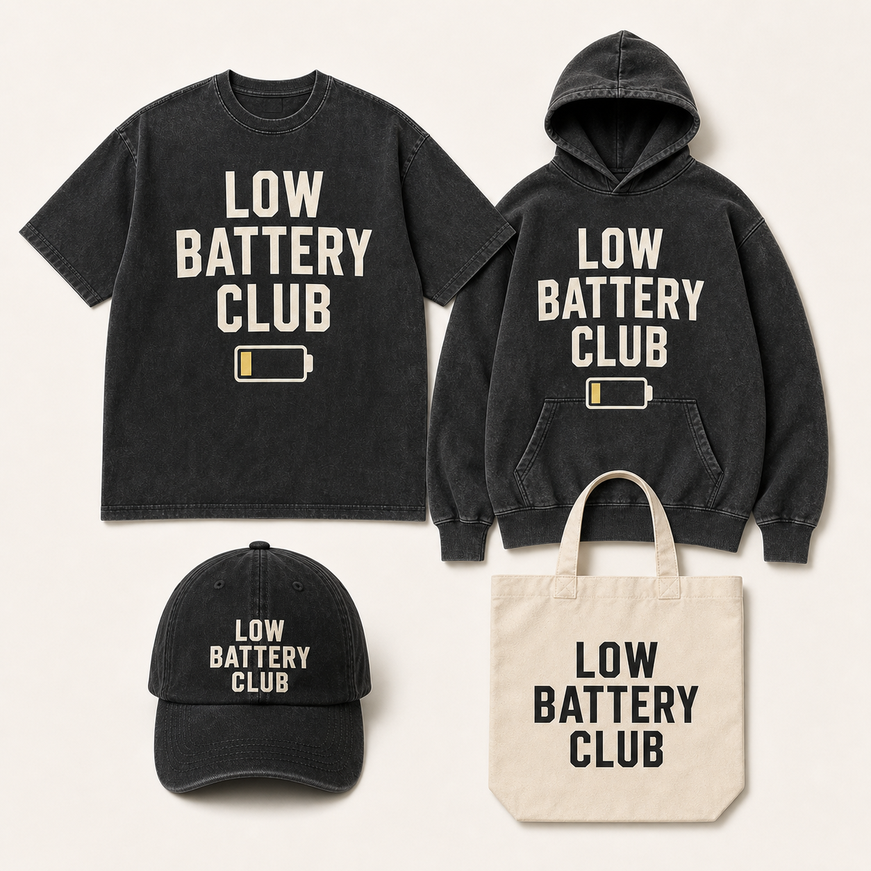 Low Battery Club large product set image